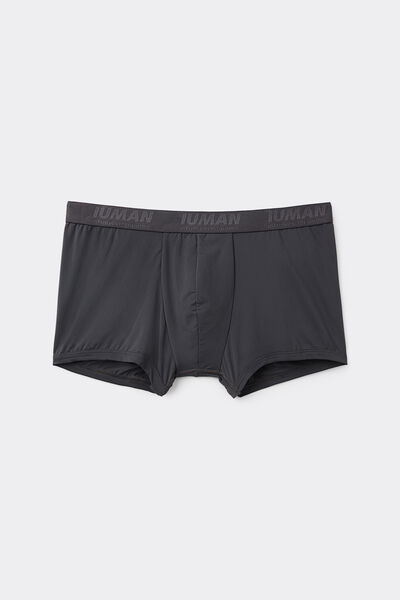 Boxer in Microfibra con Logo