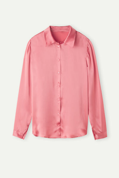 Long Sleeve Silk Shirt