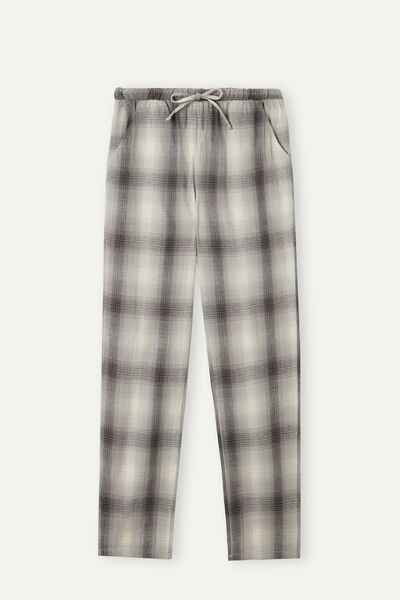 Warm Cuddles Brushed Plain-Weave Trousers