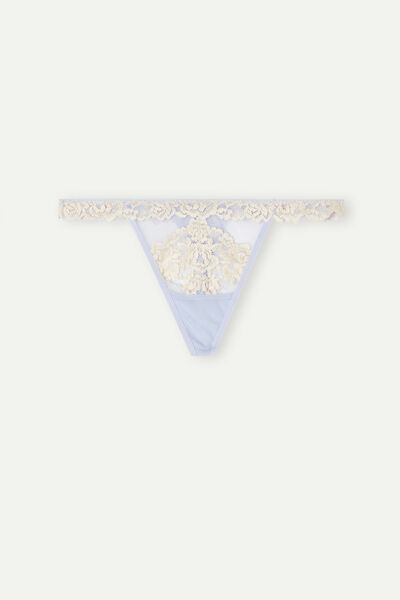 Pretty Flowers Pure Joy String met Volants