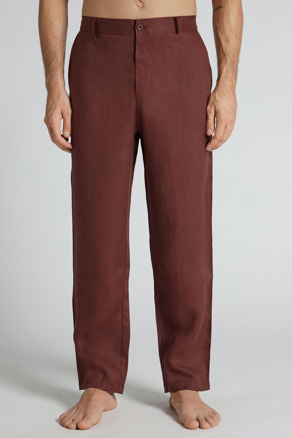 Men&rsquo;s 100% Linen Trousers