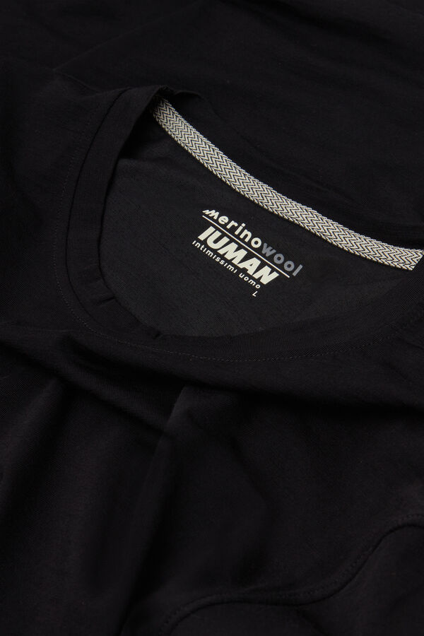 Long-sleeve Round-Neck Merino-Wool Top