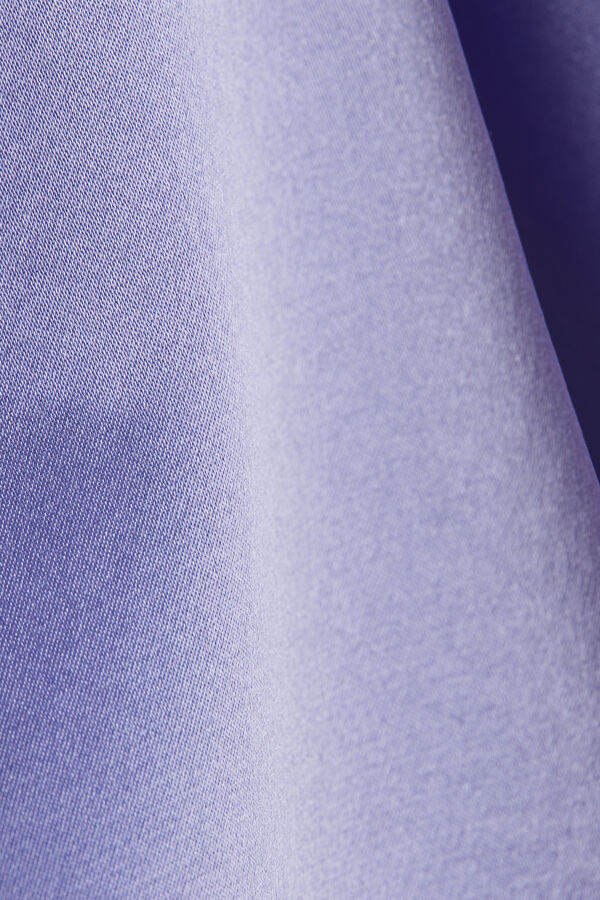 Intimissimi Velvet Paisley Long Sleeve Top in Satin Jacquard Woman Violet Size M