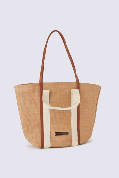 Bolsa de verano efecto paja