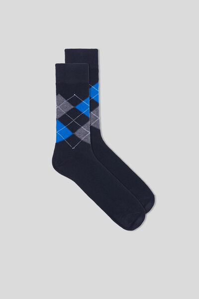 Short Patterned Soft Cotton Socks