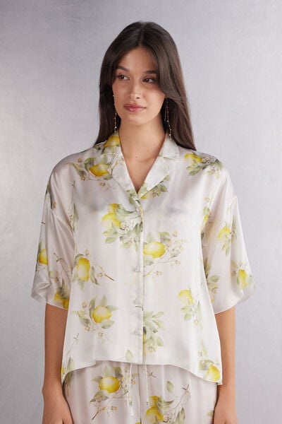 Vacanze Italiane Short-Sleeved Silk Shirt