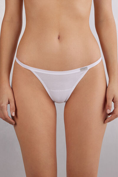 Cotton Thong with Side Straps