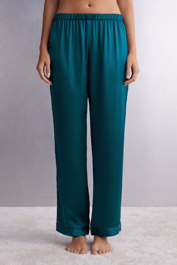 Pantalon en Satin de Soie