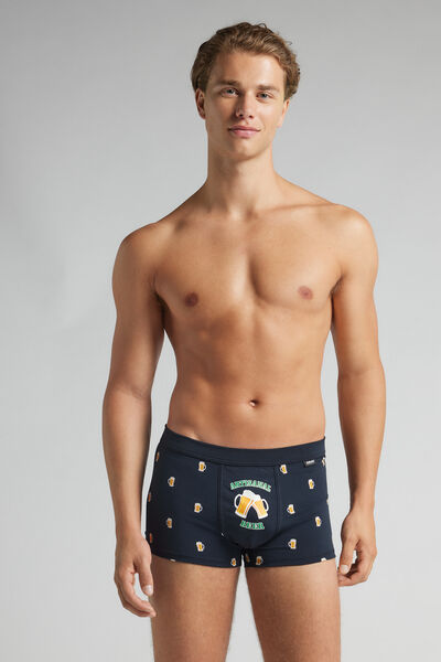 Boxershorts aus Superior-Baumwolle mit Bier-Print