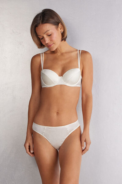 Sofia Natural Lift Balconette Bra in Silk