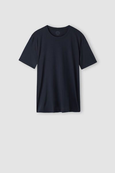 T-Shirt από Εξαιρετικά Λεπτό Βαμβάκι Supima® με Κανονική Εφαρμογή