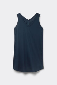 Camicia da Notte Spalla Larga in Cotone Ultrafresh
