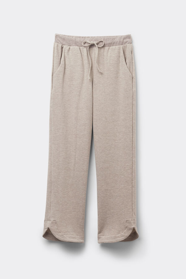 Soft Chevron ストレートパンツ