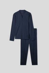 Pijama Llarg Obert Davant de Cotó