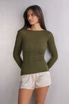 Boat Neck Modal Cashmere Ultralight Top