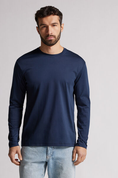 Maglia Manica Lunga in Cotone Premium Mercerizzato