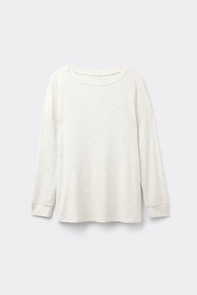 T-shirt manches longues avec col bateau en modal CHIC COMFORT
