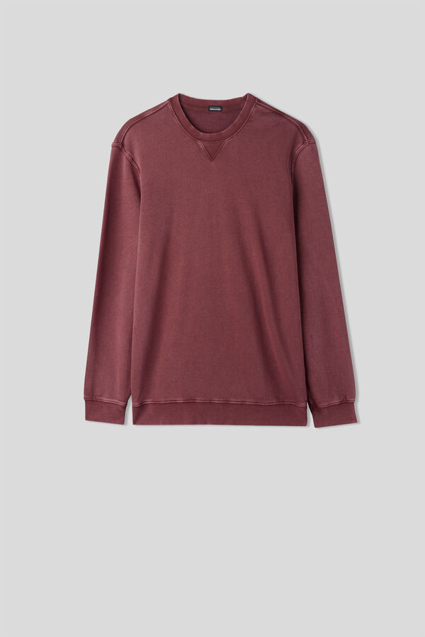 Washed Collection Crew-Neck Sweatshirt