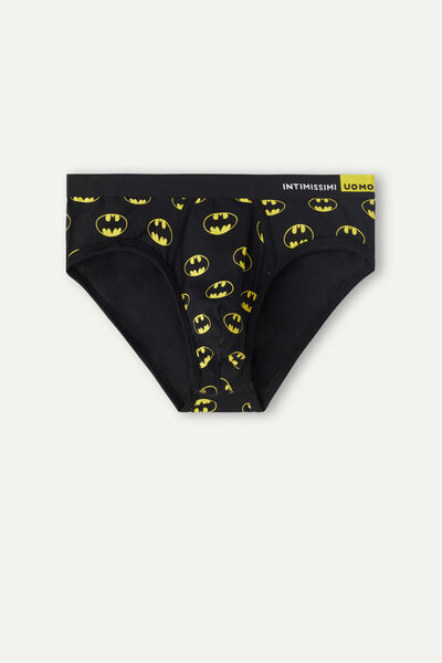 Slip mit Batman-Print aus elastischer Supima®-Baumwolle