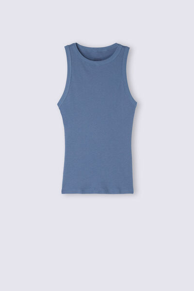 Ribbed Tank Top in Supima® Cotton