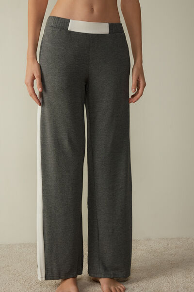 Pretty Iconic Modal with Wool Palazzo Trousers
