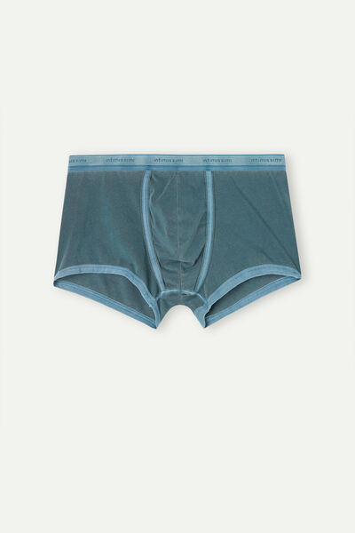 Stückgefärbte Boxershorts aus elastischer Supima® Baumwolle