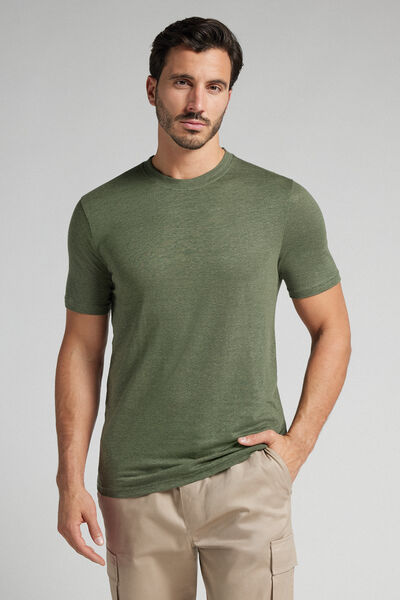 T-shirt in Lino