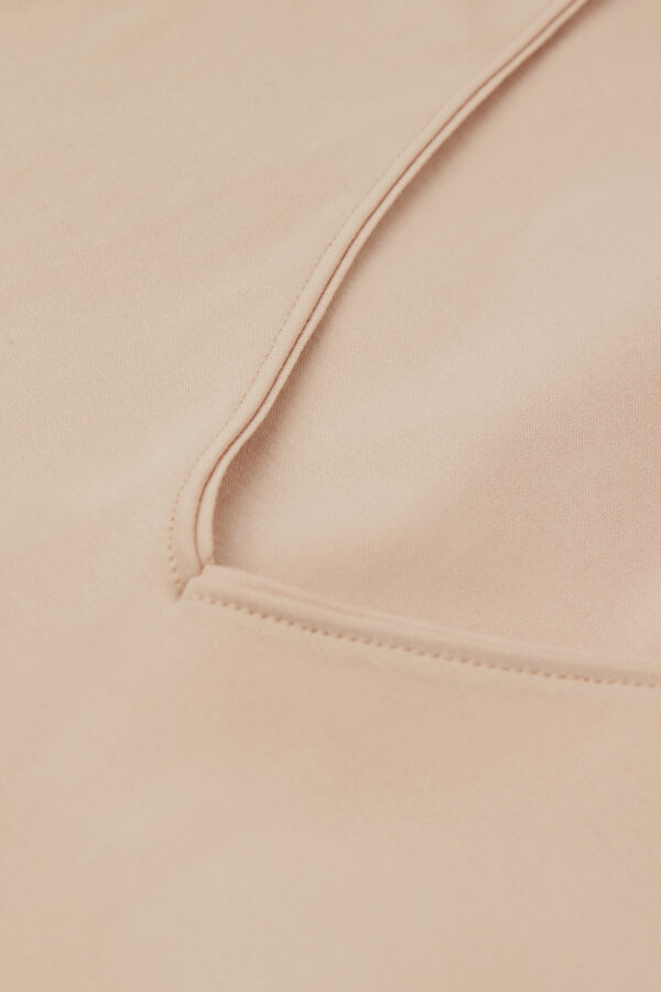 Canotta In Elevated Cotton Scollo a V