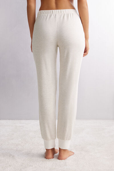 Pantalone Jogger in Modal con Lana Baby It's Cold Outside