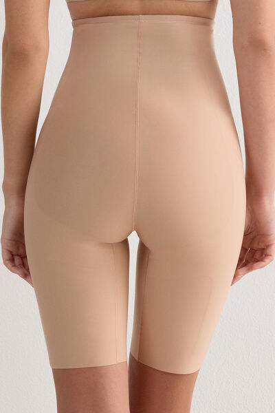 Pantaloncino Modellante in Microfibra Senza Cuciture