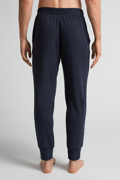 Pantalone lungo in modal/cashmere