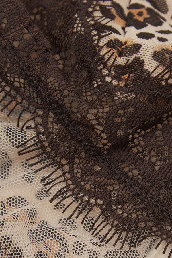 Soutien-gorge balconnet animalier SIMPLY ICONIC