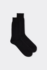Short Socks in Cotton-Silk-Cashmere Blend