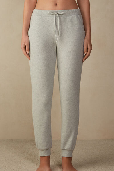 Warm Cuddles Full-Length Trousers with Cuffed Ankles