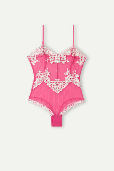 Pretty Flowers Lace and Tulle Body