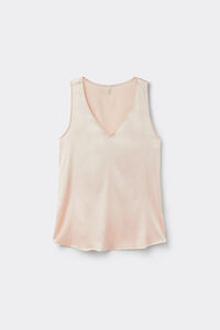 V-Neck Silk Vest Top