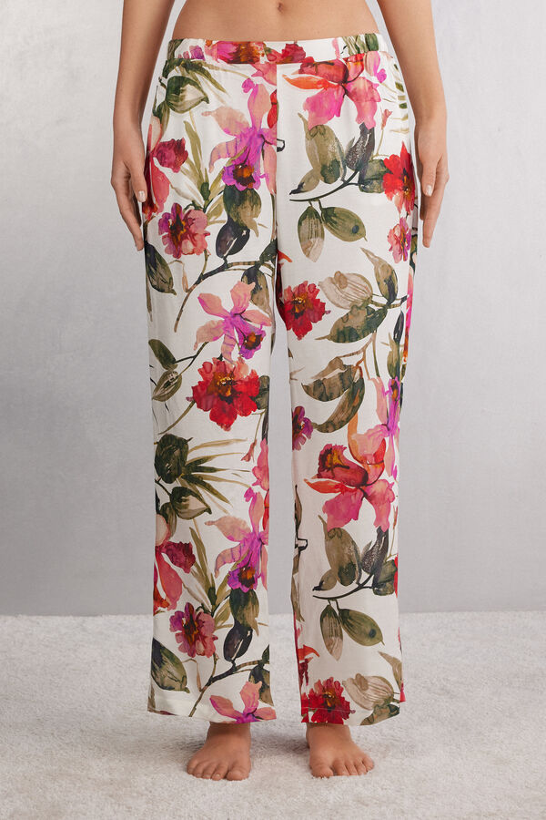 Imaginary Journey Viscose Satin Trousers