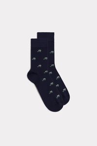 Multi-Pattern Short Supima Cotton Socks