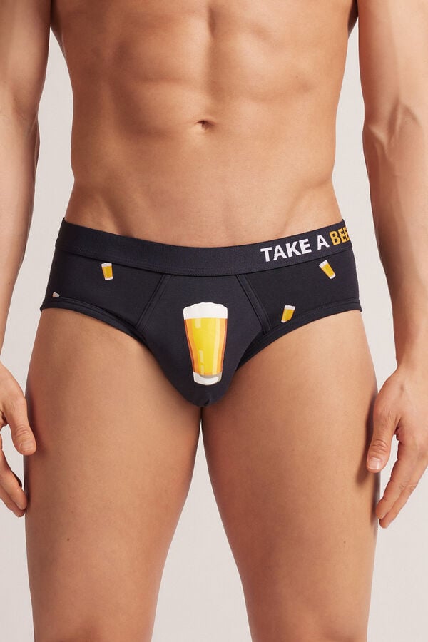 Slip en coton Superior imprimé bière