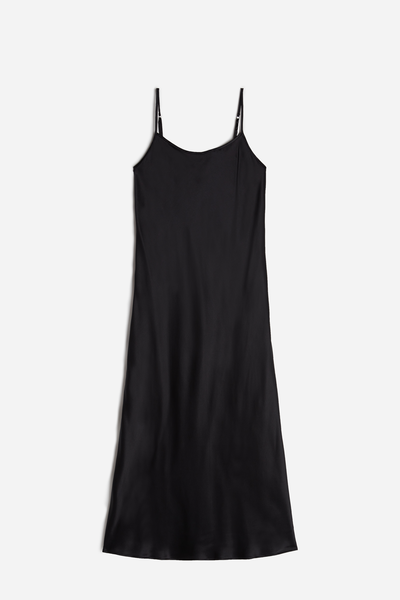 Halflange slipdress van zijde