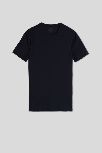 T-Shirt aus elastischer Superior-Baumwolle