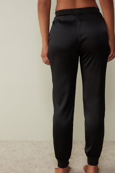 Long Silk and Lyocell Trousers