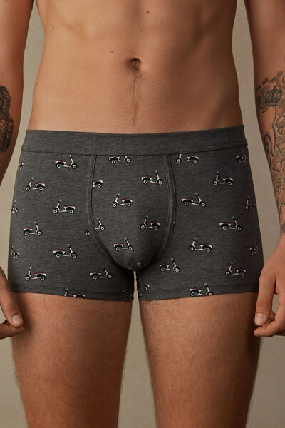 Scooter-Print Stretch Supima® Cotton Boxers