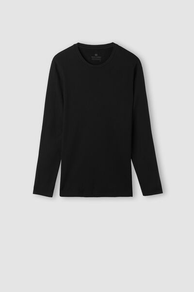 Warm Cotton Long-Sleeved Top