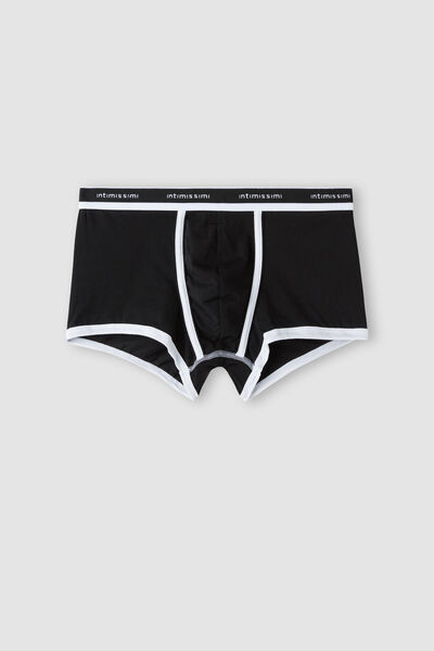 Natural Fresh Cotton Boxers with Logo