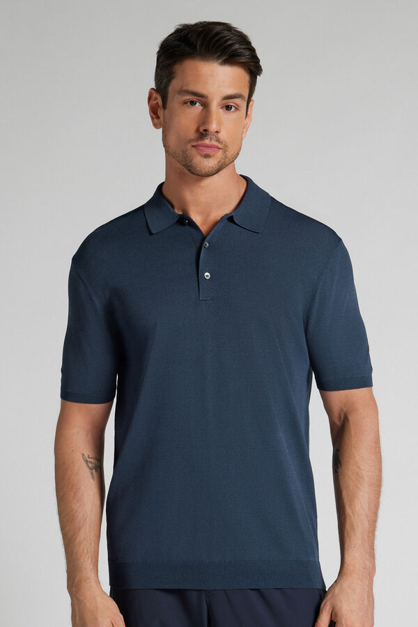 Viscose and Nylon Polo