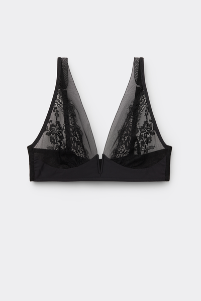Sheer Glamour Triangle Bra