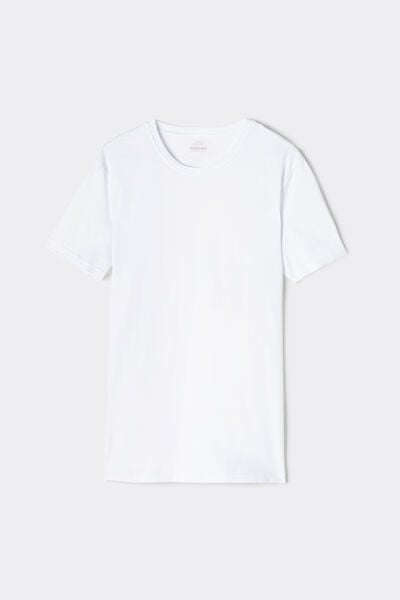 T-Shirt in Cotone Superior Elasticizzato