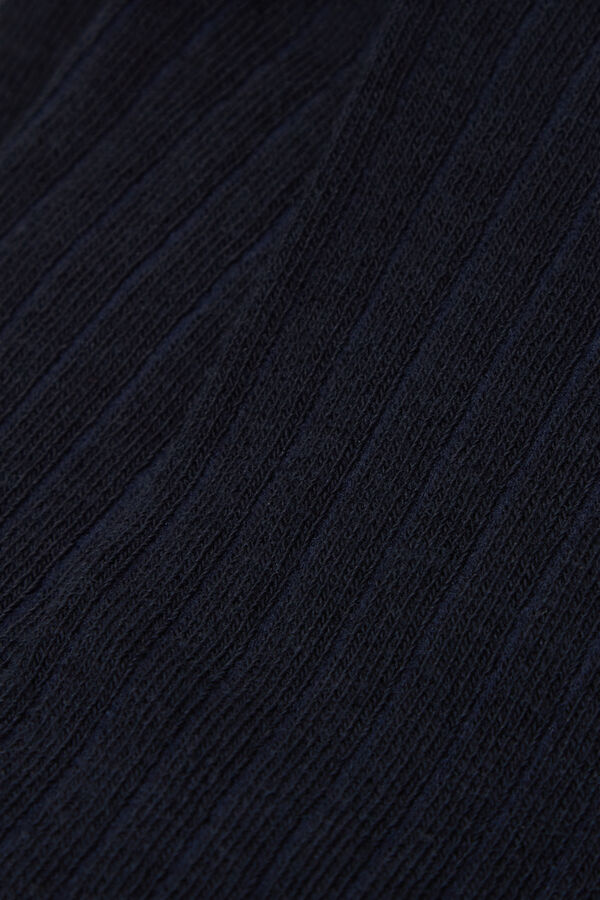 Calze Lunghe Cotone Soft a Coste