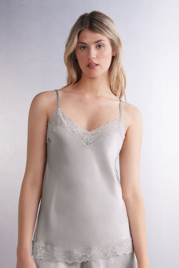 Lace and Silk Top